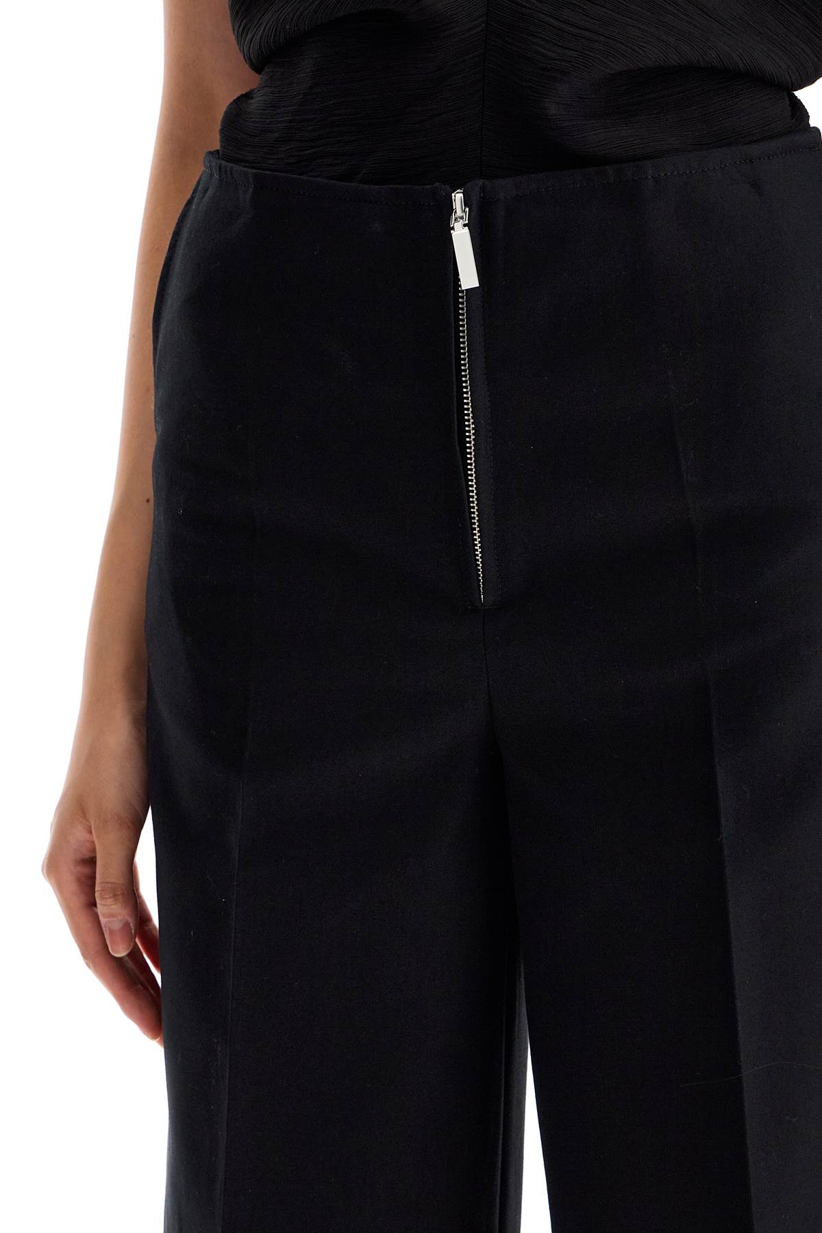 Toteme zip-front wide trousers - VivaceVenus