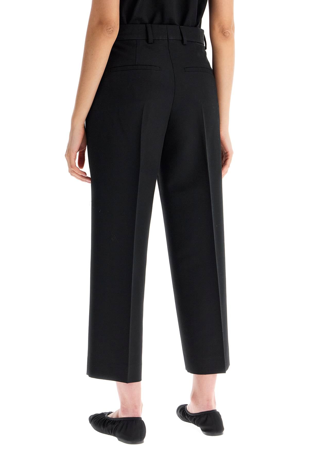 Toteme cropped wool blend trousers - VivaceVenus