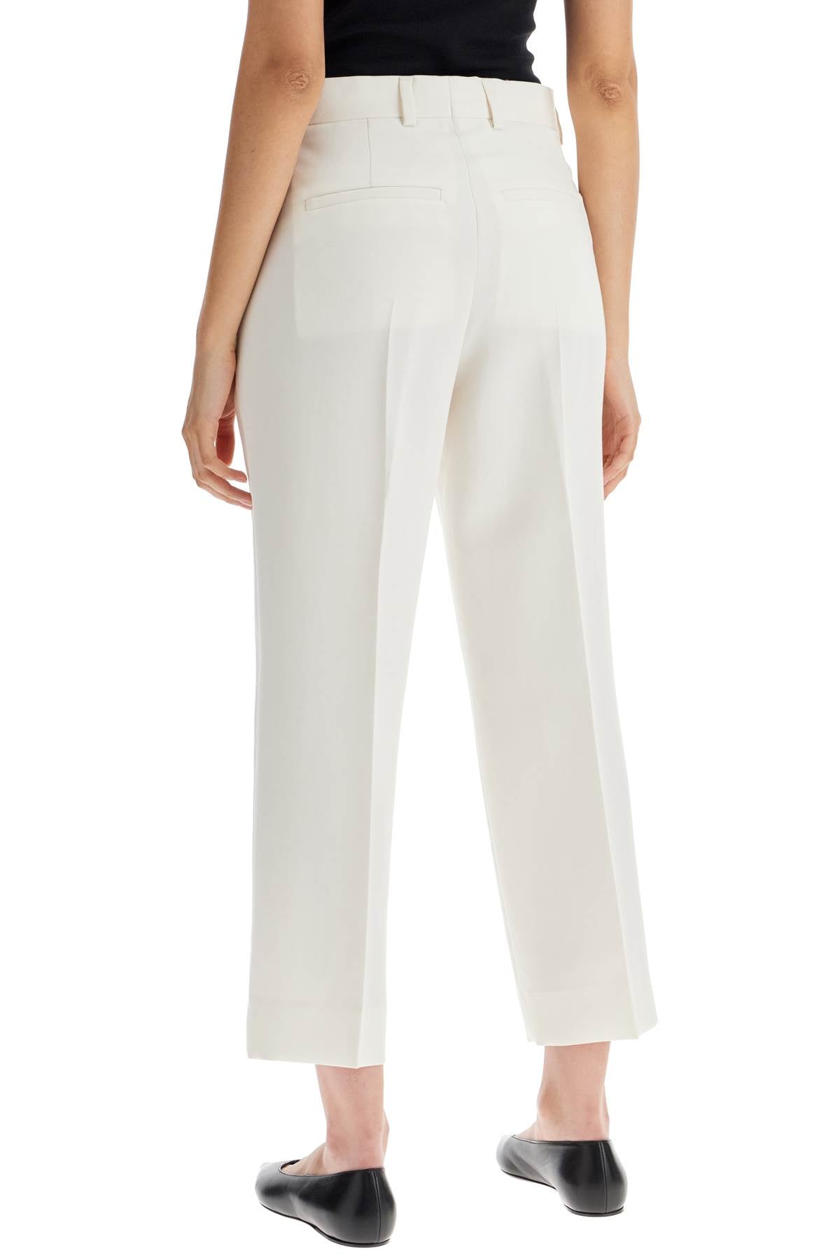 Toteme cropped wool blend trousers - VivaceVenus