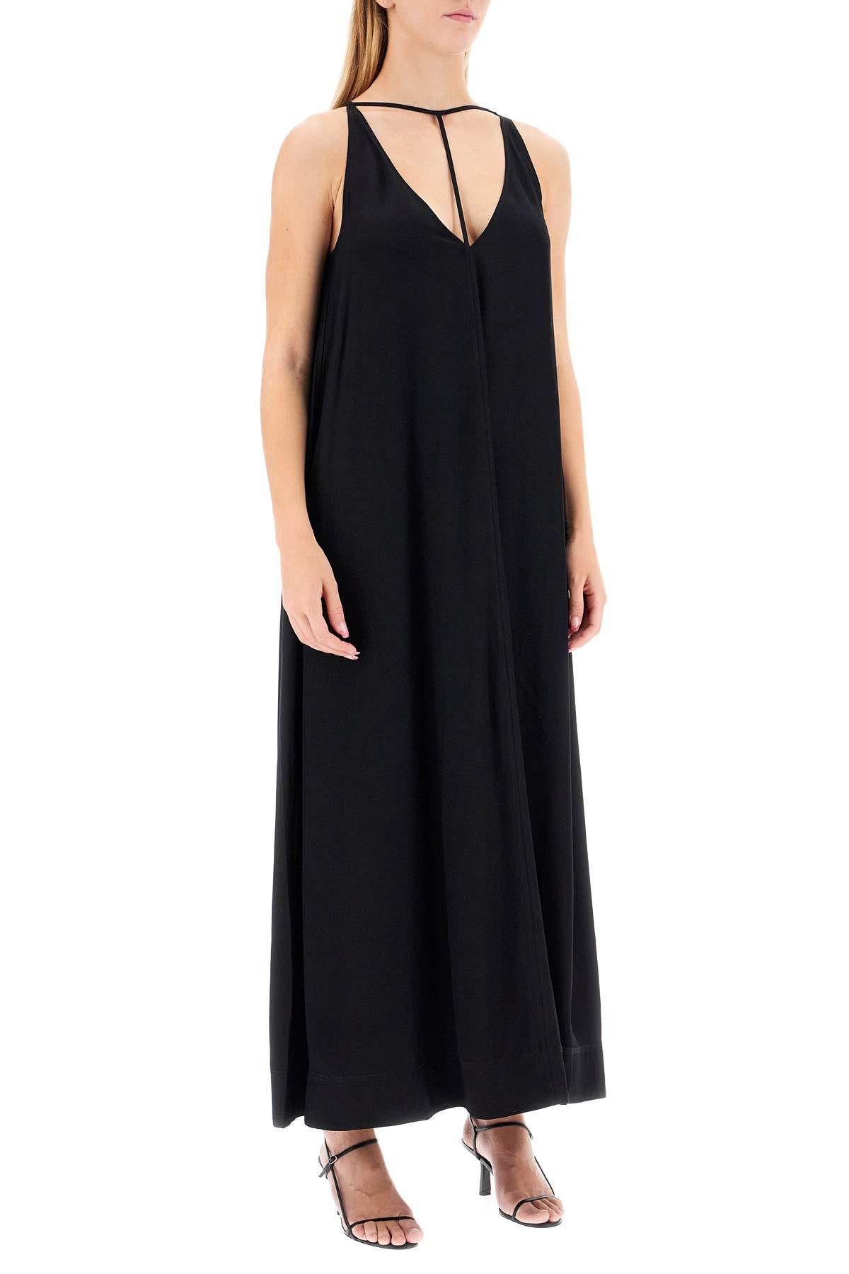 Toteme maxi dress with t-strap belt - VivaceVenus