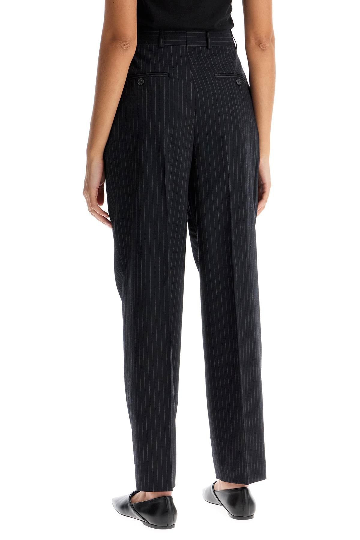 Toteme double pleated pinstripe trousers - VivaceVenus