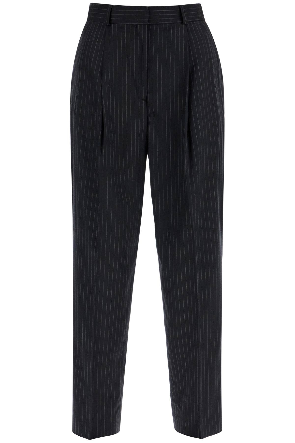 Toteme double pleated pinstripe trousers - VivaceVenus