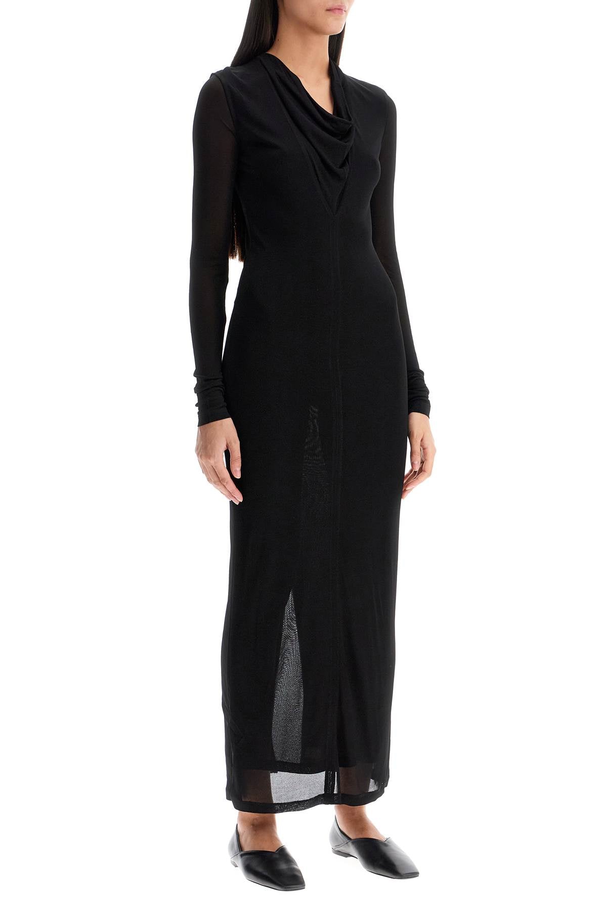 Toteme long dress with draped neckline - VivaceVenus