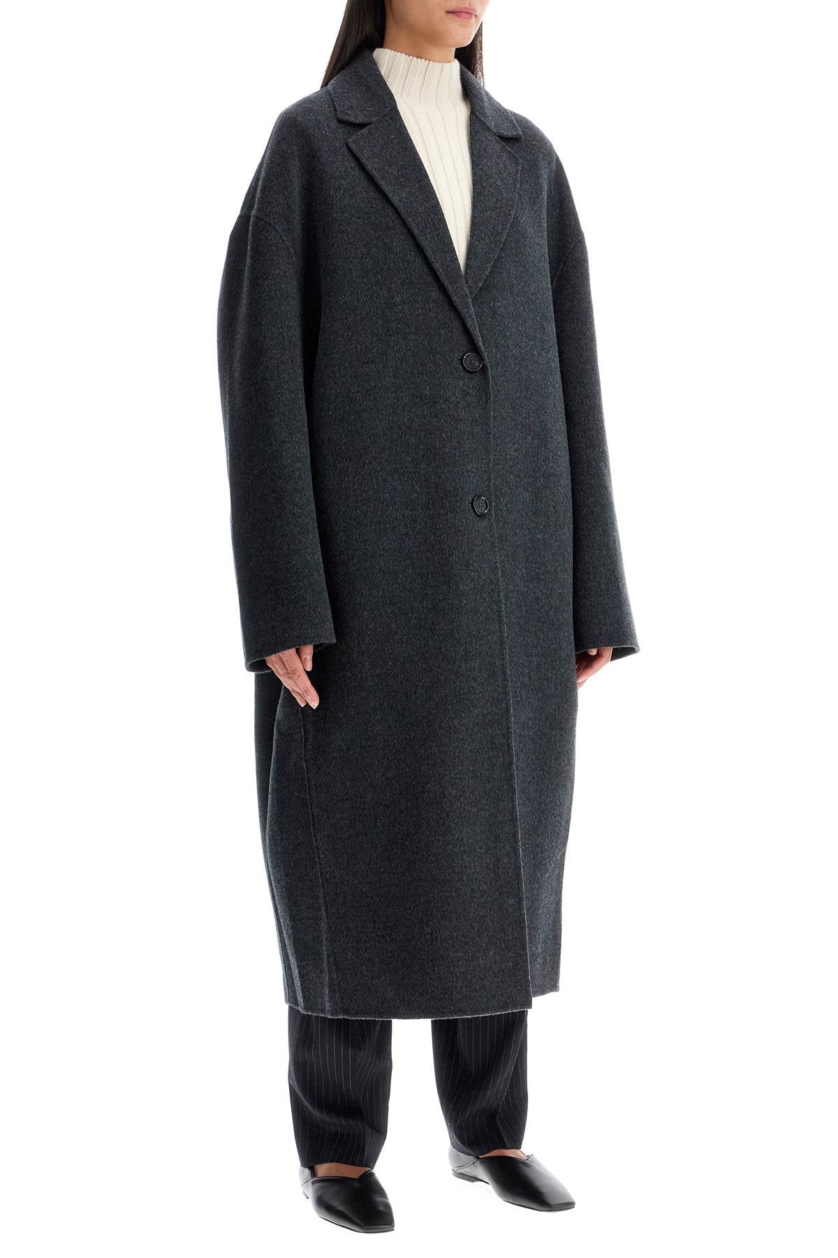 Toteme wool blend cocoon coat with - VivaceVenus