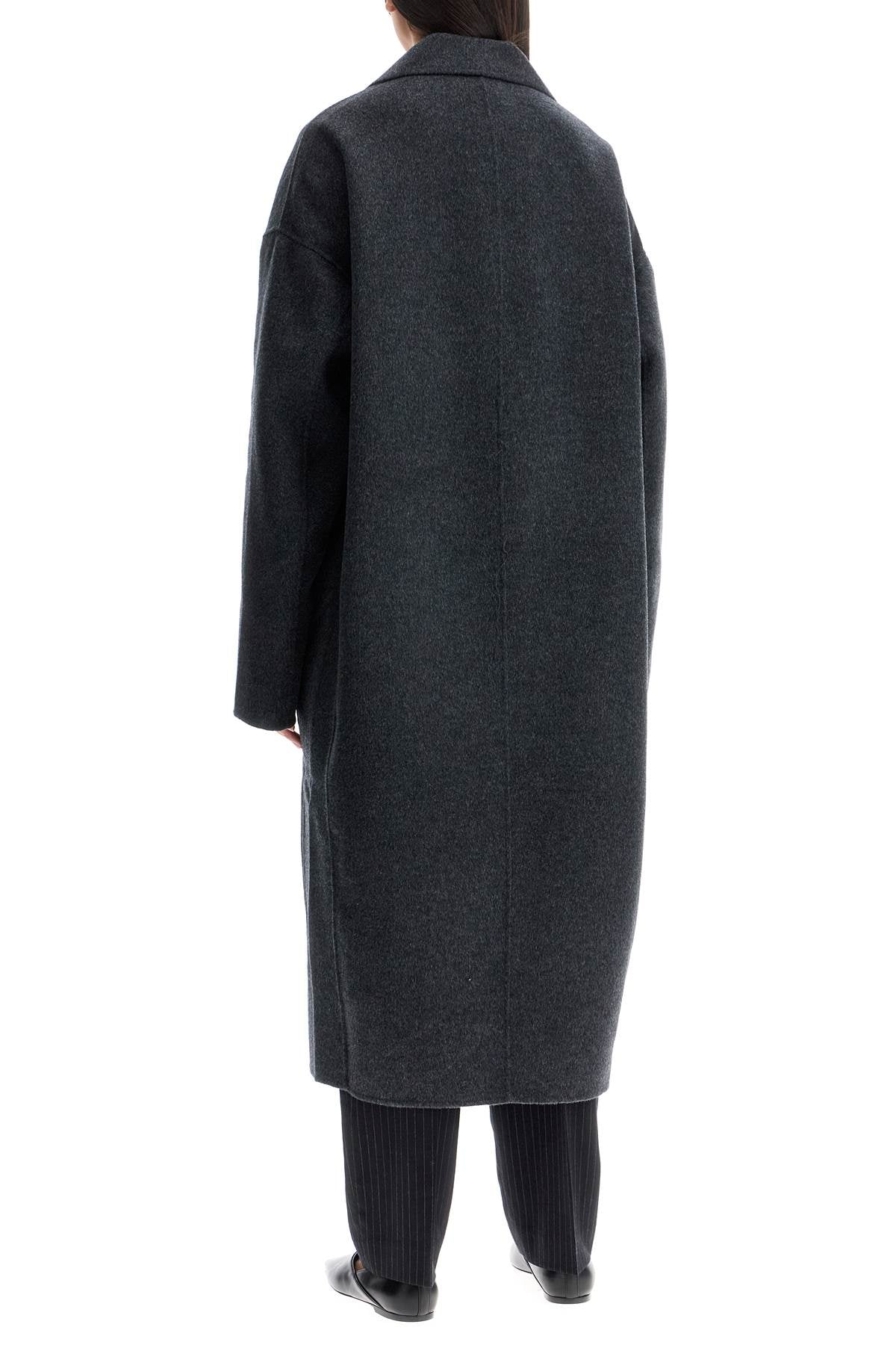 Toteme wool blend cocoon coat with - VivaceVenus