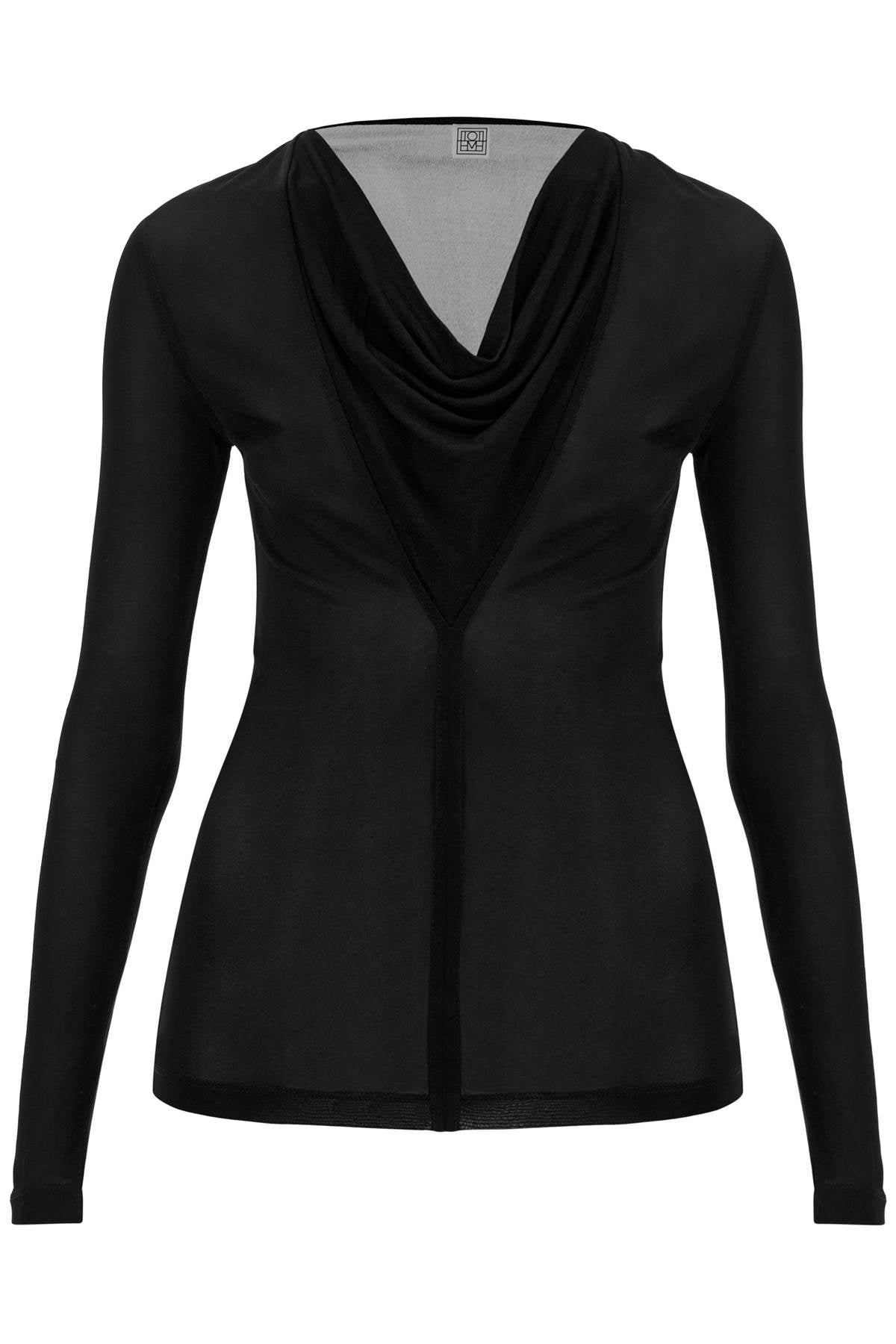 Toteme draped neckline top with - VivaceVenus