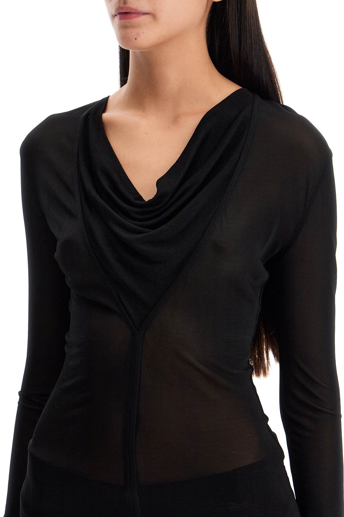 Toteme draped neckline top with - VivaceVenus