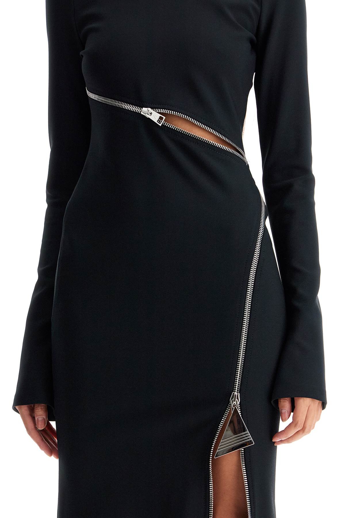 The Attico twisted zip midi dress with - VivaceVenus