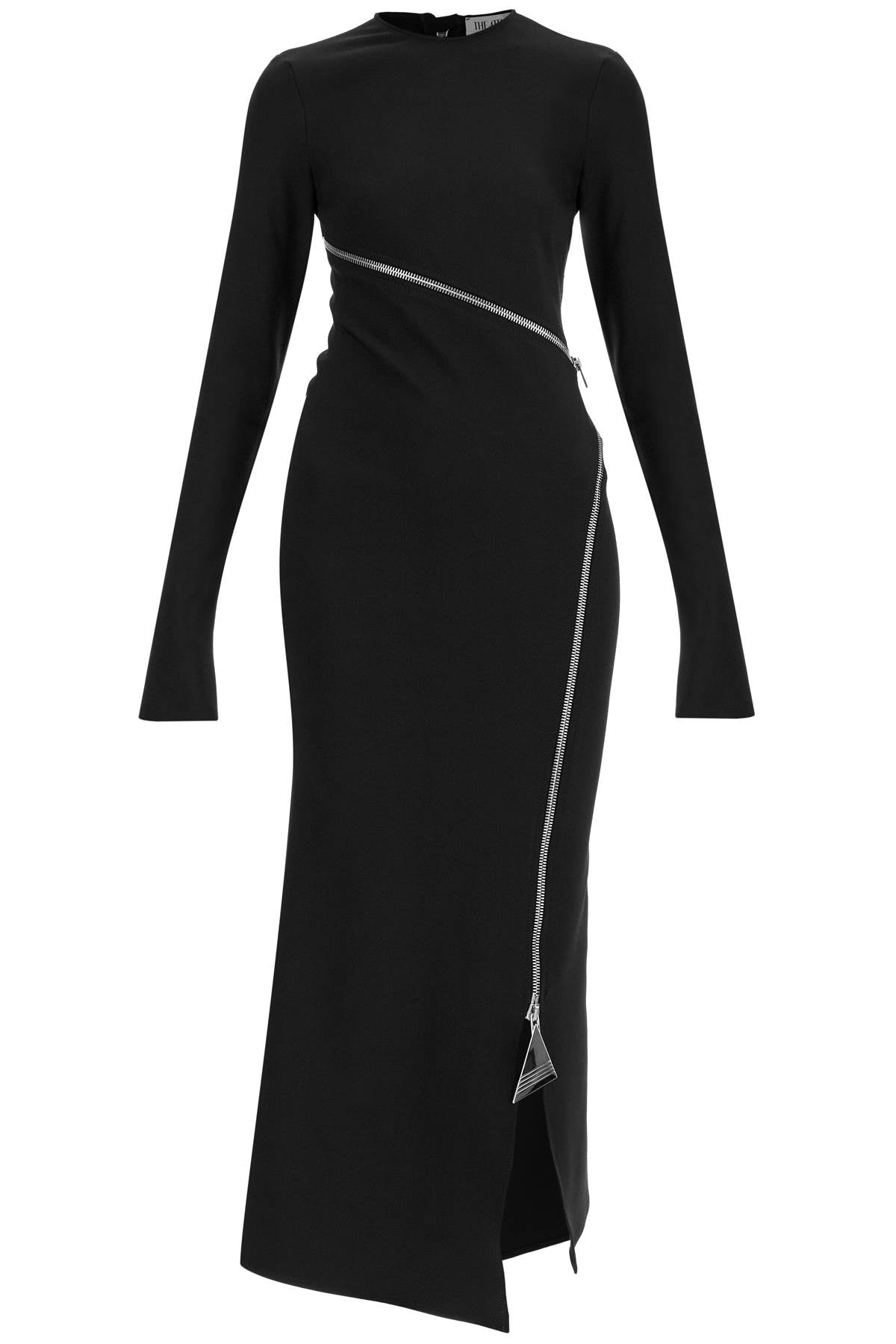 The Attico twisted zip midi dress with - VivaceVenus