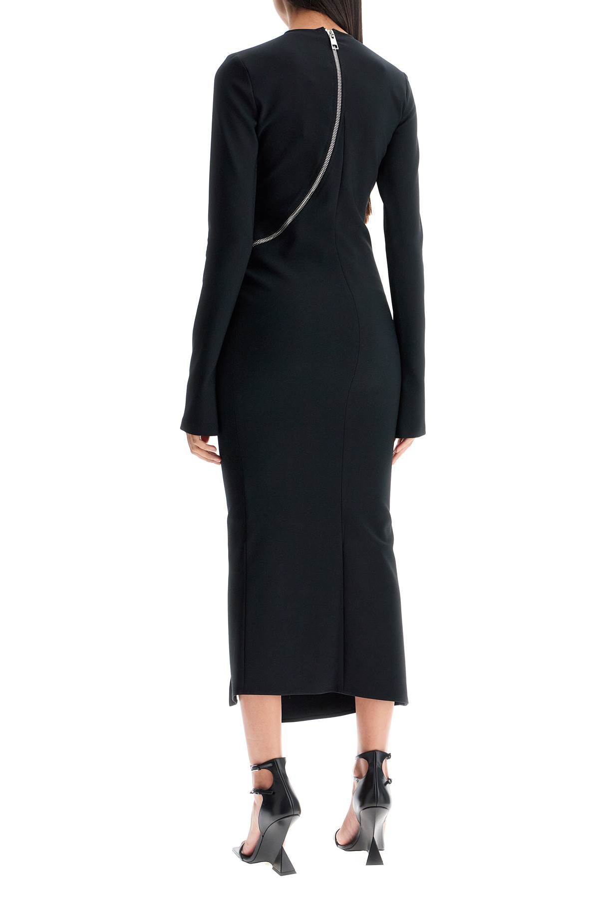 The Attico twisted zip midi dress with - VivaceVenus