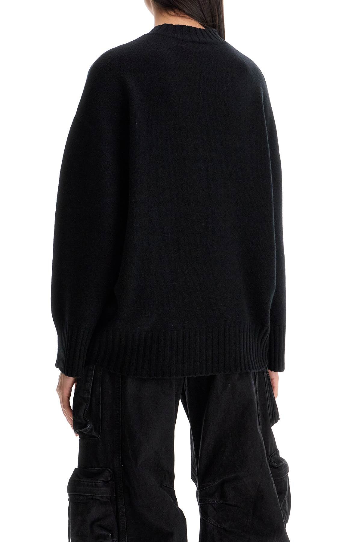 The Attico asymmetric wool and cashmere pullover - VivaceVenus