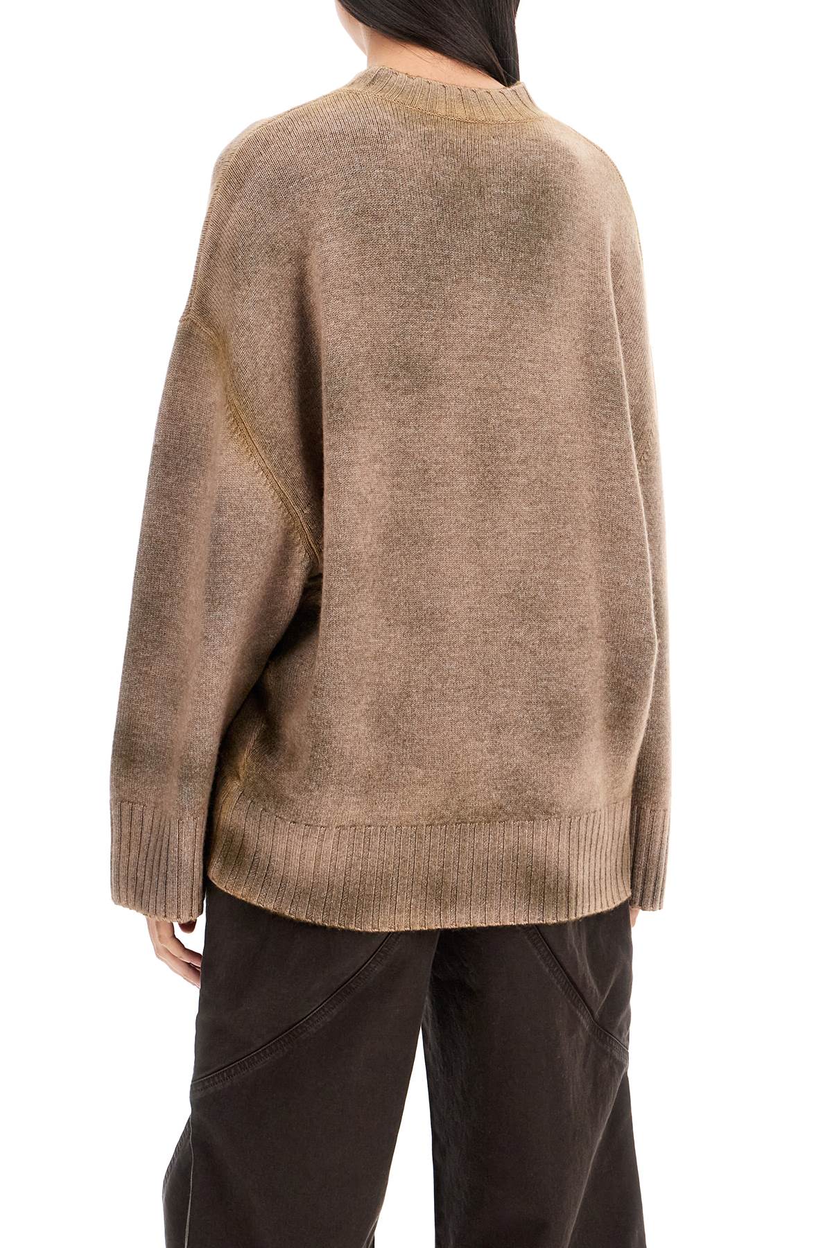 The Attico asymmetric wool and cashmere pullover - VivaceVenus