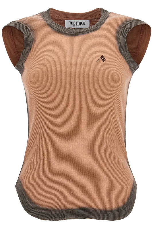 The Attico reese tank top with faded edges - VivaceVenus