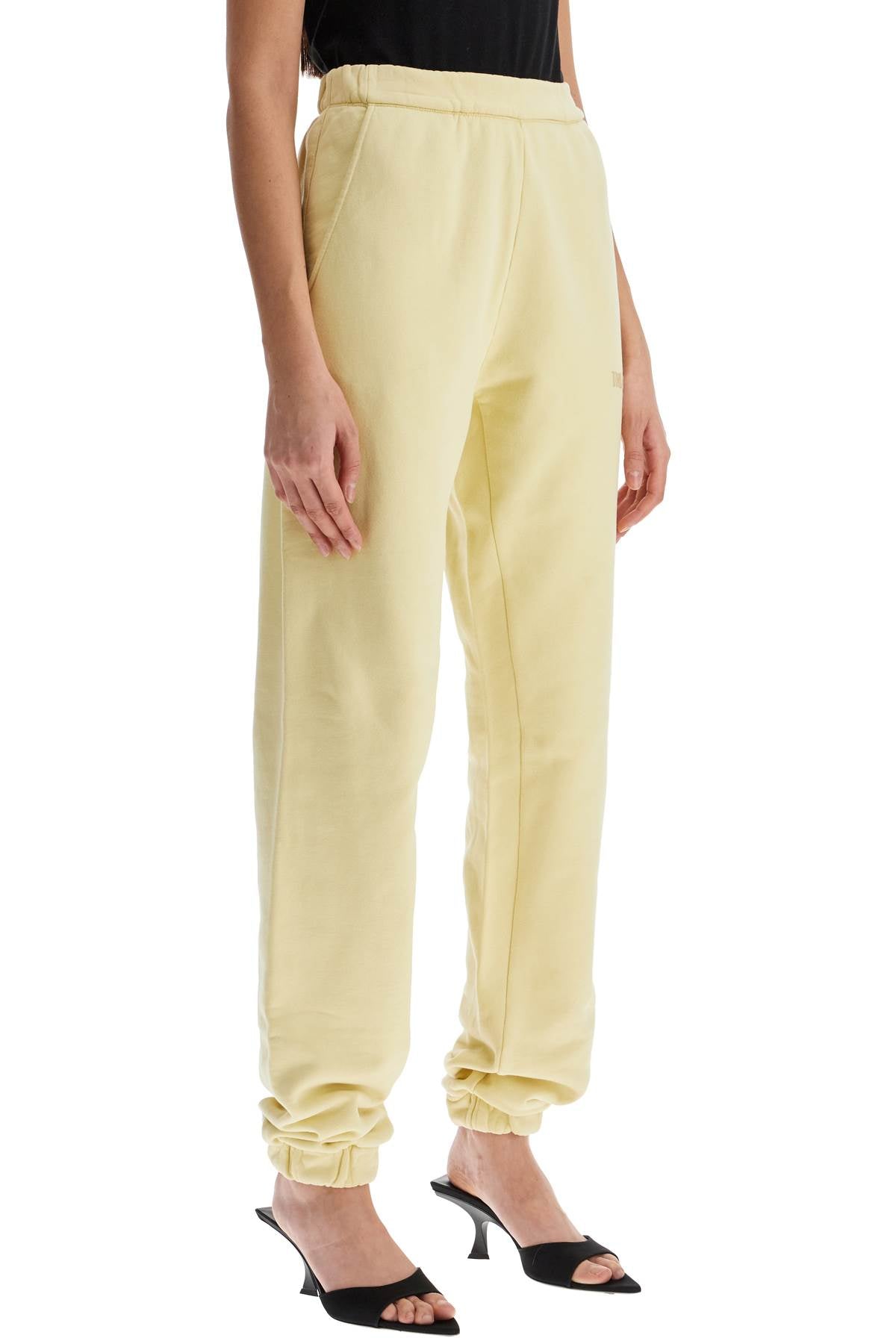 The Attico high waist loose yellow cotton pants - VivaceVenus