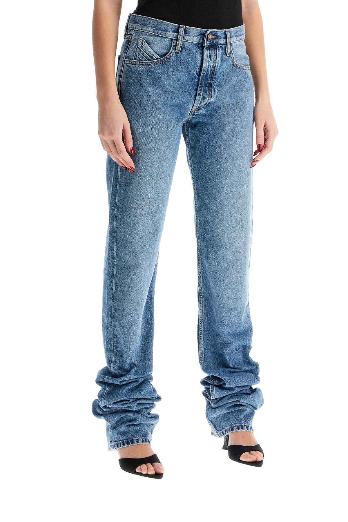 The Attico extra long denim jeans for tall individuals - VivaceVenus