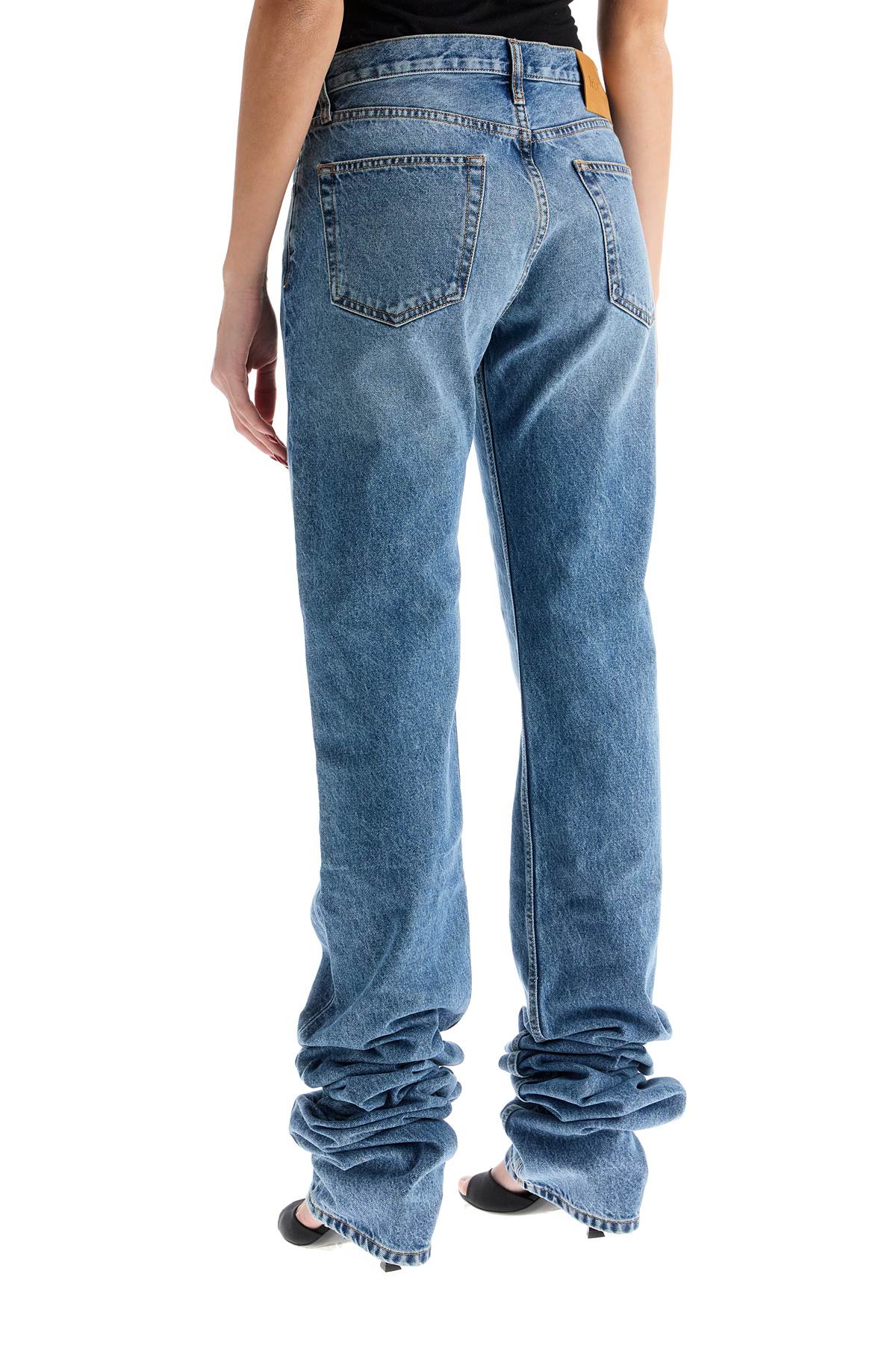 The Attico extra long denim jeans for tall individuals - VivaceVenus