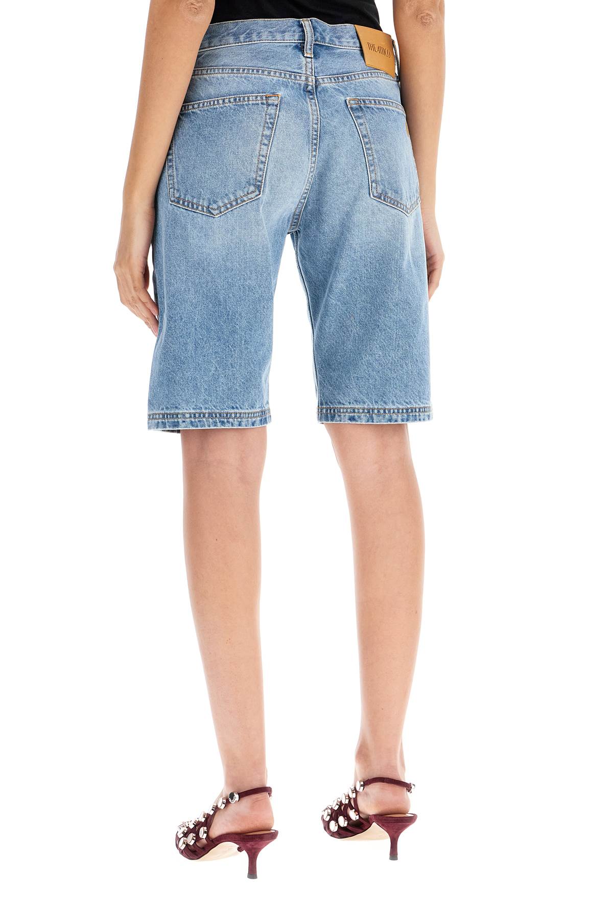 The Attico denim boyfriend bermuda shorts for - VivaceVenus