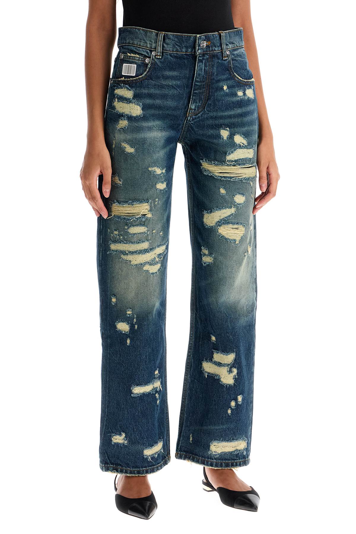 Marc Jacobs jeans 'the rip and repair straight jean - VivaceVenus