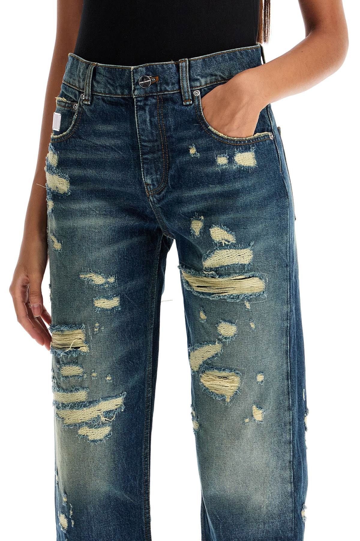 Marc Jacobs jeans 'the rip and repair straight jean - VivaceVenus