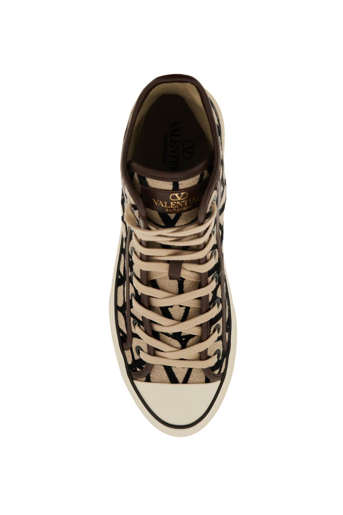 Valentino Garavani totaloop toile iconographe high-top sneakers - VivaceVenus