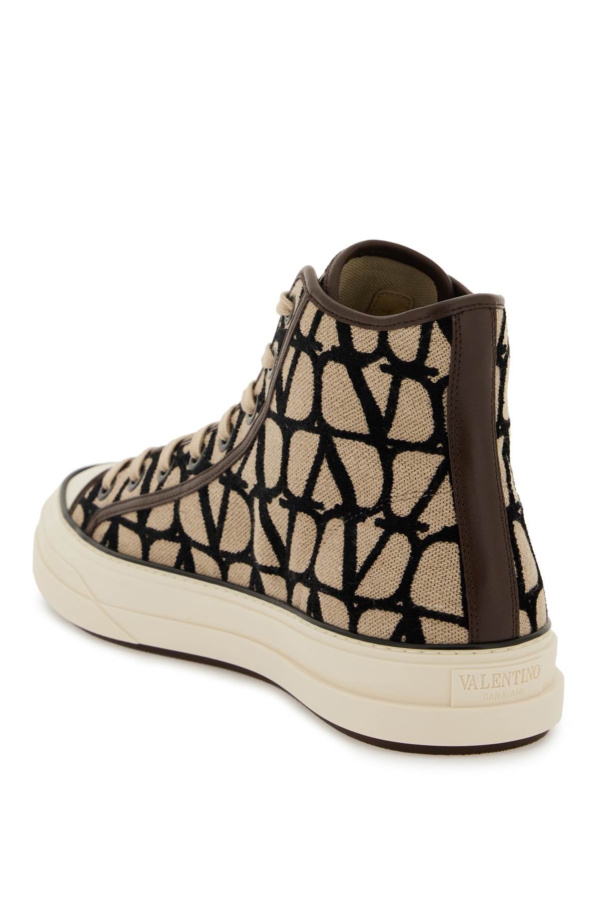 Valentino Garavani totaloop toile iconographe high-top sneakers - VivaceVenus