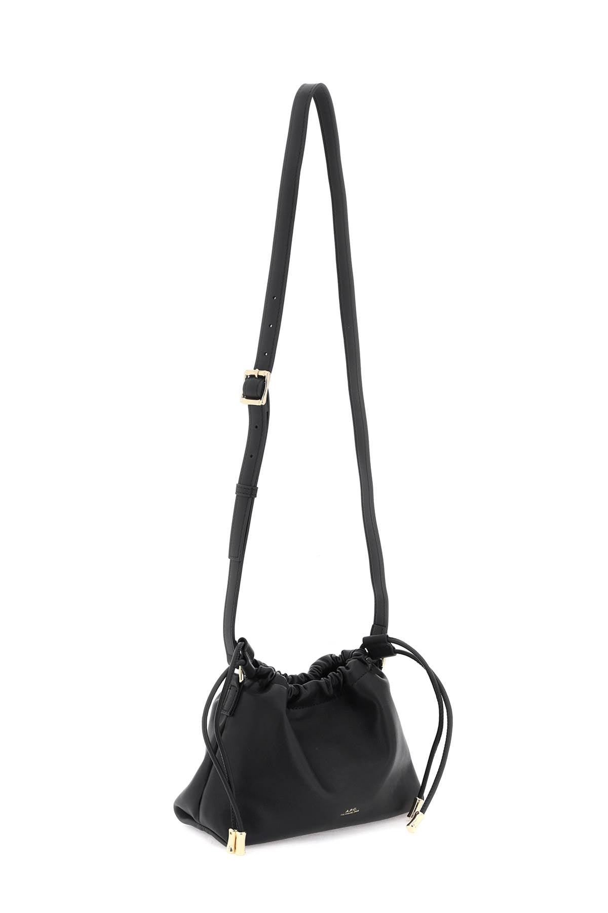 A.P.C. Ninon Mini Crossbody Bag   Black