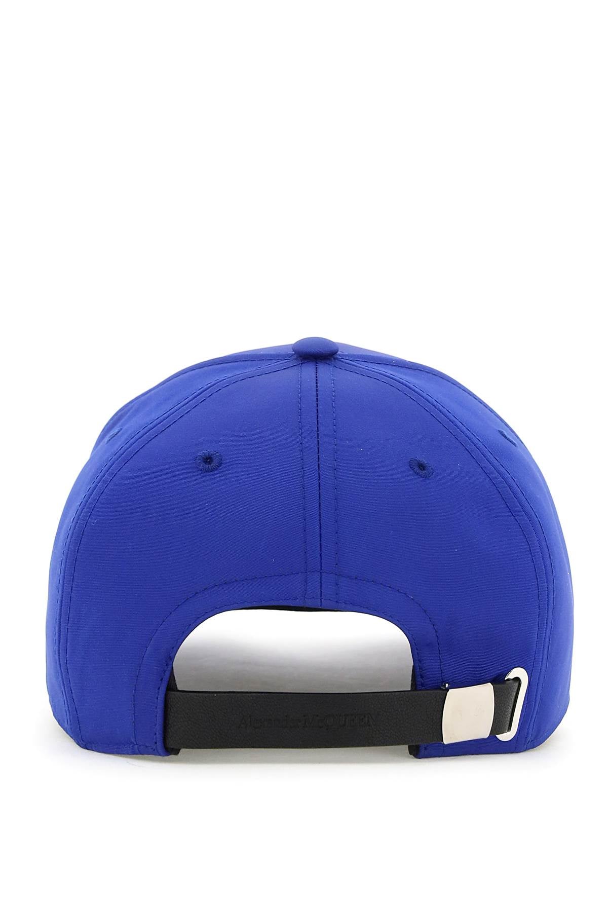 Alexander Mcqueen 'Mcqueen Graffiti' Baseball Hat   Blu