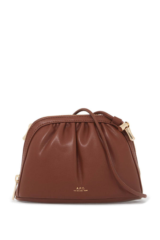 A.P.C. Mini Ninon Shoulder Bag With Strap   Brown