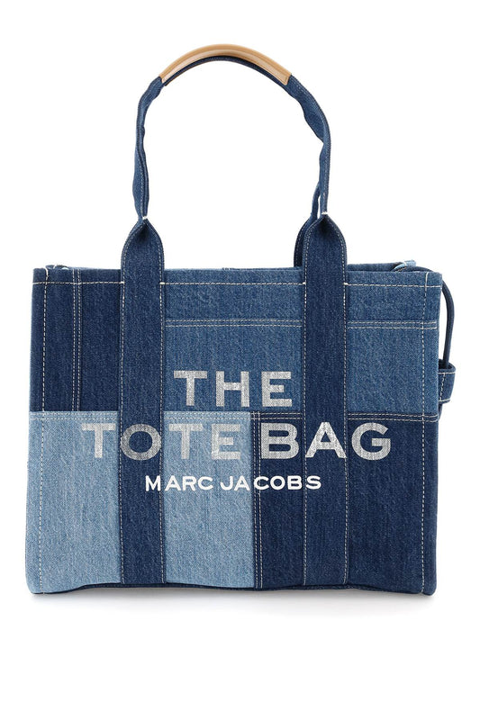 Marc Jacobs The Denim Large Tote Bag   Blue