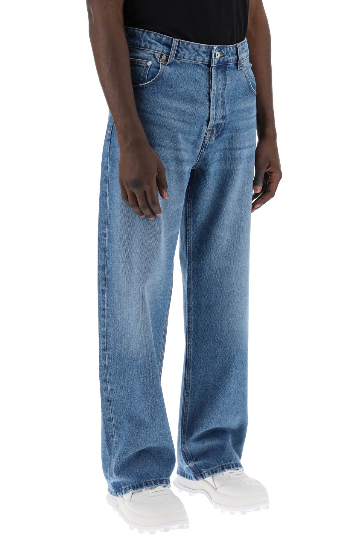 Jacquemus Large Denim Jeans From Nimes   Blue