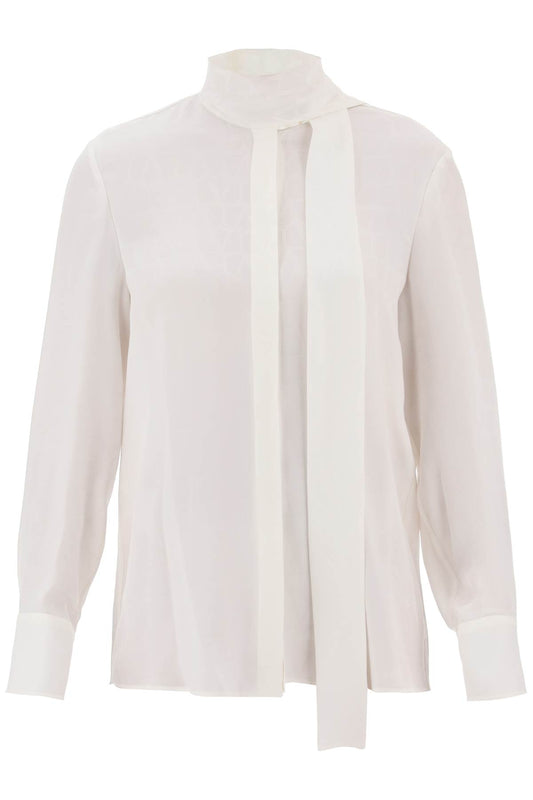 Valentino Garavani toile iconographe shirt in silk jacquard - VivaceVenus