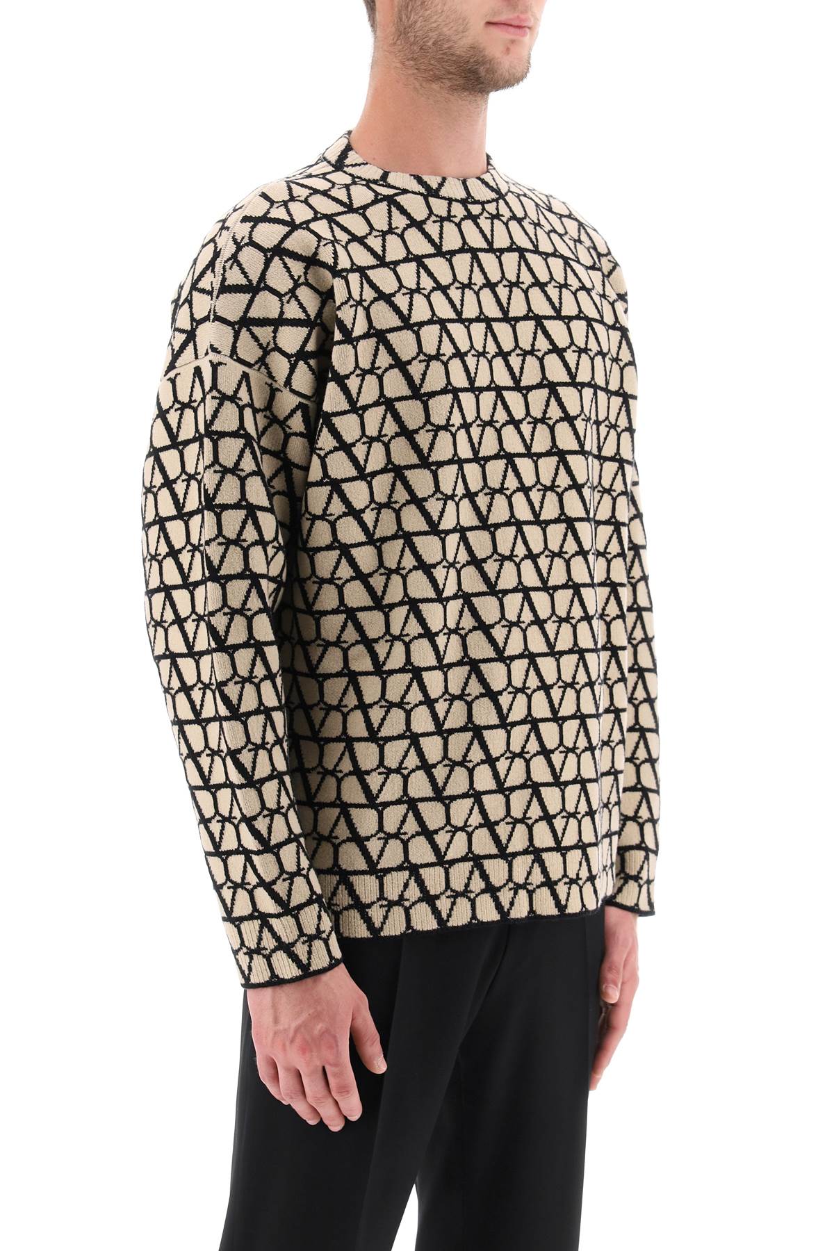 Valentino Garavani toile iconographe wool sweater - VivaceVenus