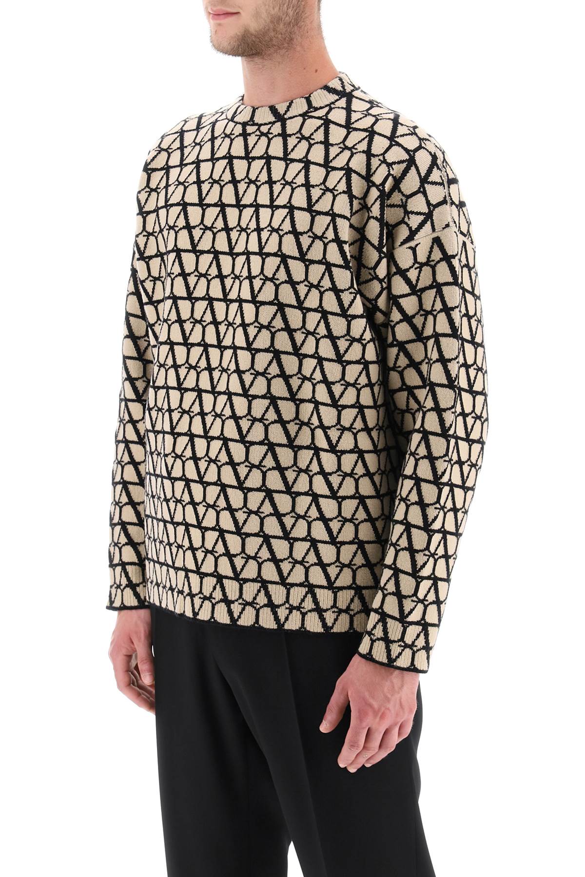 Valentino Garavani toile iconographe wool sweater - VivaceVenus