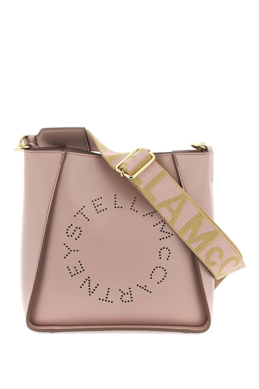Stella Mc Cartney Crossbody Bag With Perforated Stella Logo   Pink