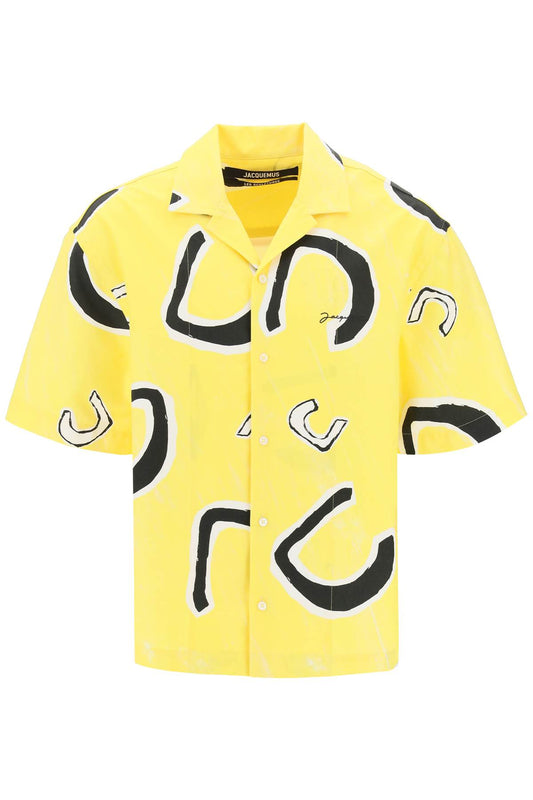 Jacquemus Jean Bowling Shirt For Men   Yellow