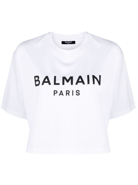 Balmain T Shirts And Polos White