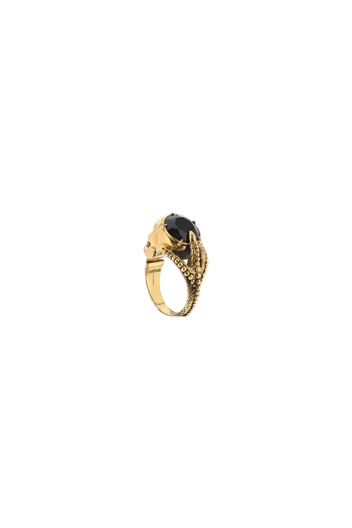 Alexander Mcqueen Victorian Skull Ring   Gold