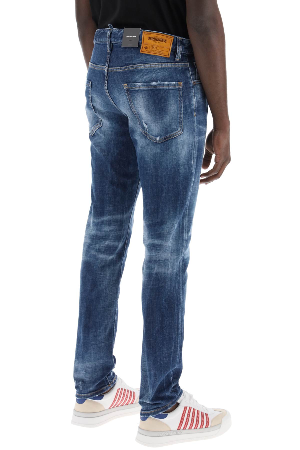 Dsquared2 Replace With Double Quotedark 70's Wash Cool Guy Jeans   Blu
