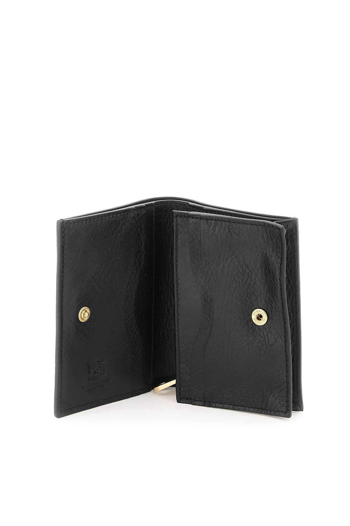 Il Bisonte Leather Wallet   Nero
