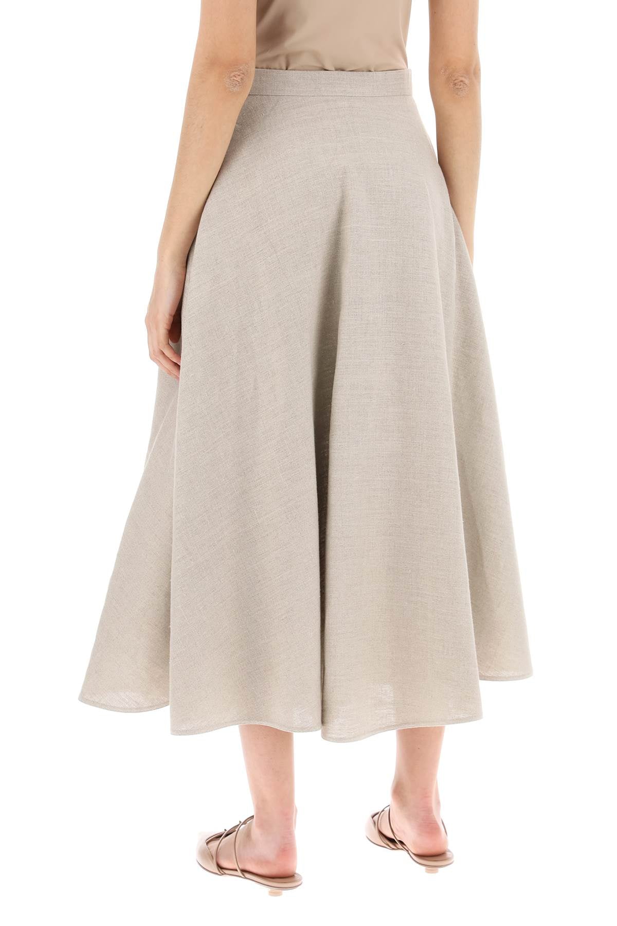 Valentino Garavani linen canvas skirt for women - VivaceVenus