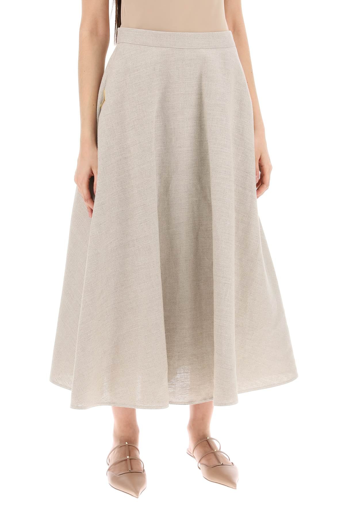 Valentino Garavani linen canvas skirt for women - VivaceVenus