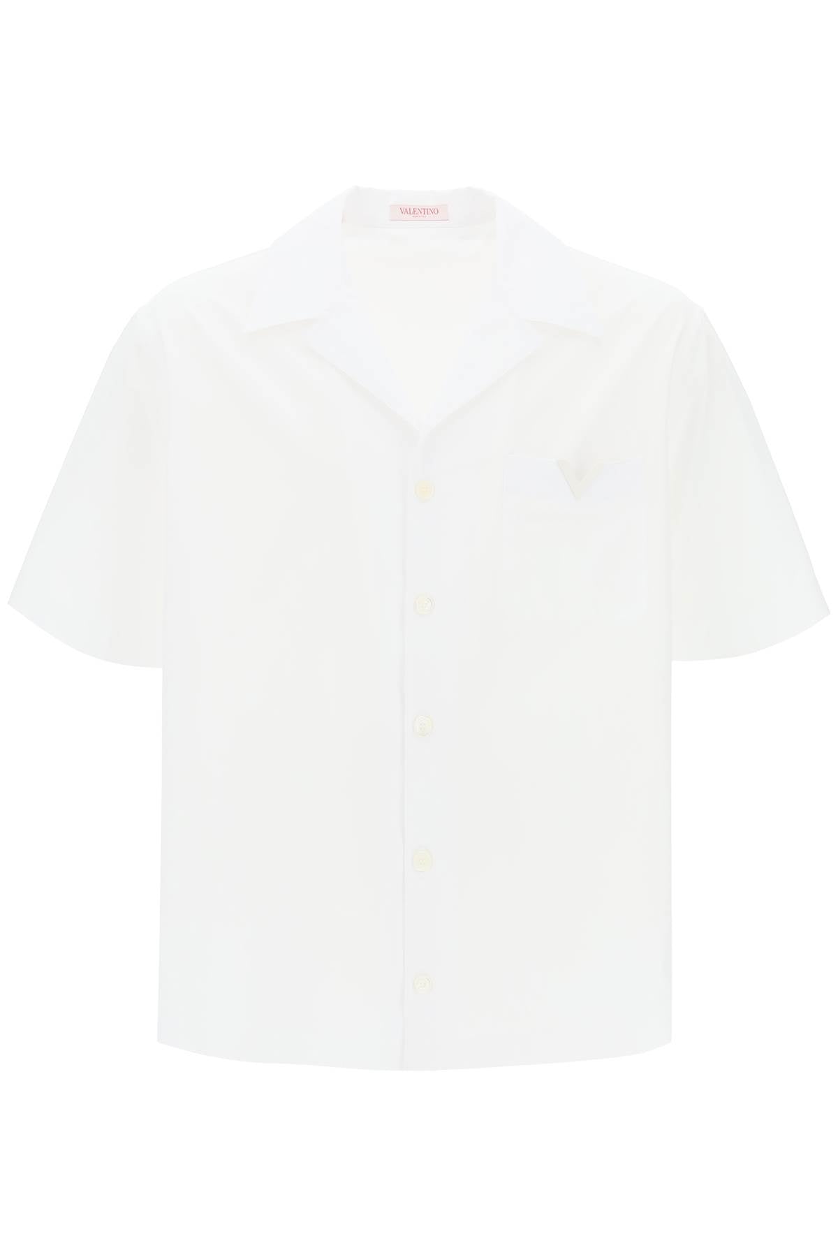 Valentino Garavani "v detail bowling shirt with v- - VivaceVenus