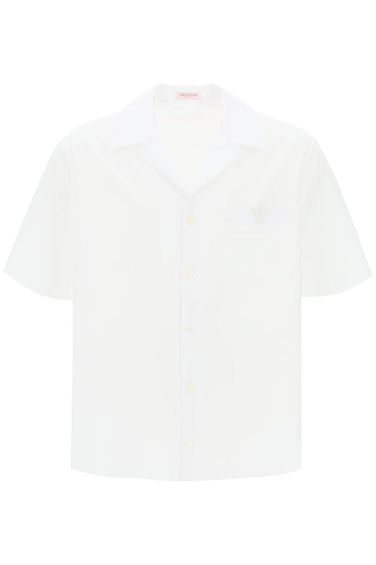 Valentino Garavani "v detail bowling shirt with v- - VivaceVenus