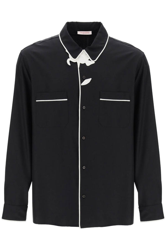 Valentino Garavani "pyjama-style shirt with flower - VivaceVenus