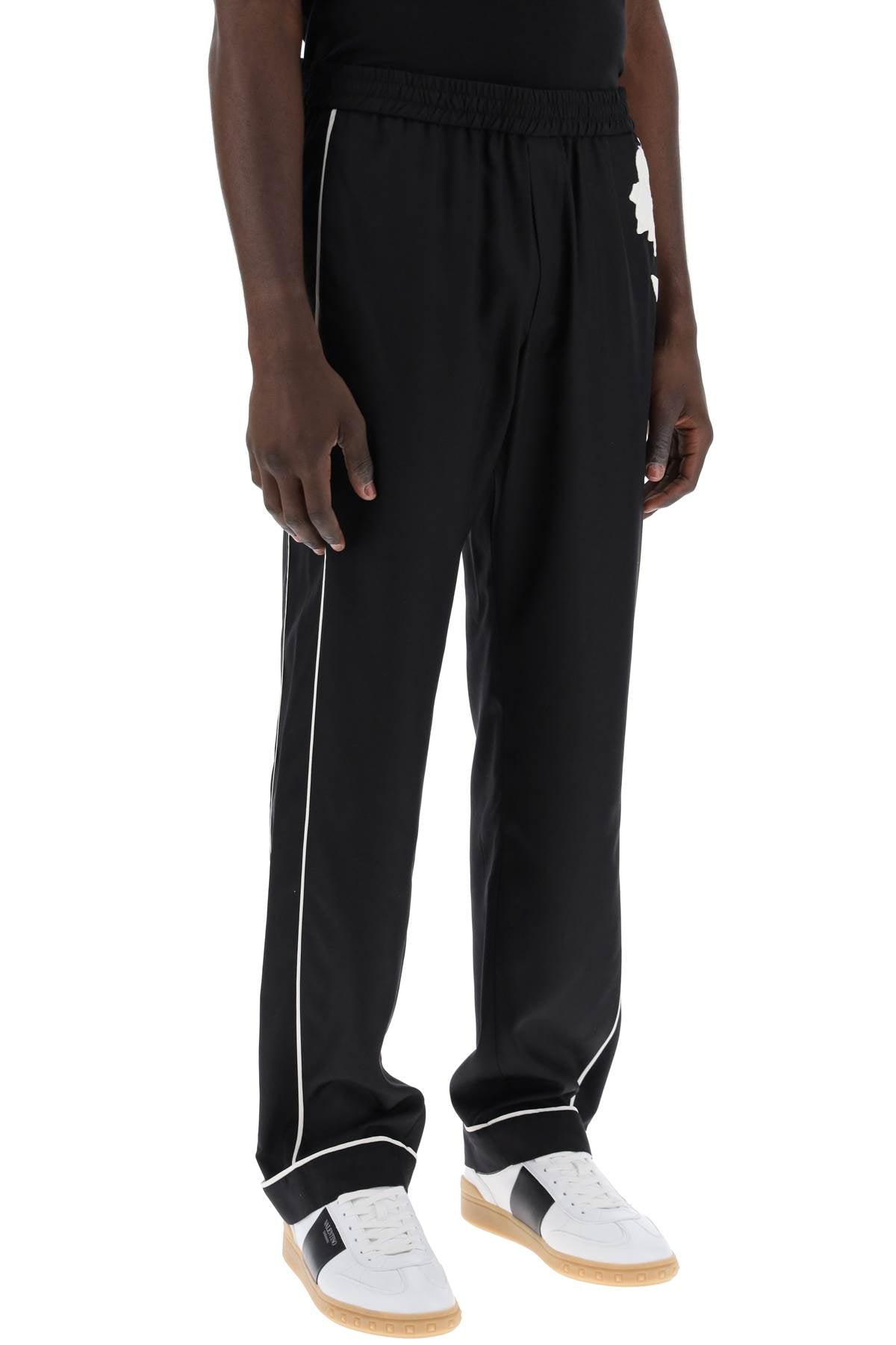 Valentino Garavani silk poplin trousers in eight - VivaceVenus