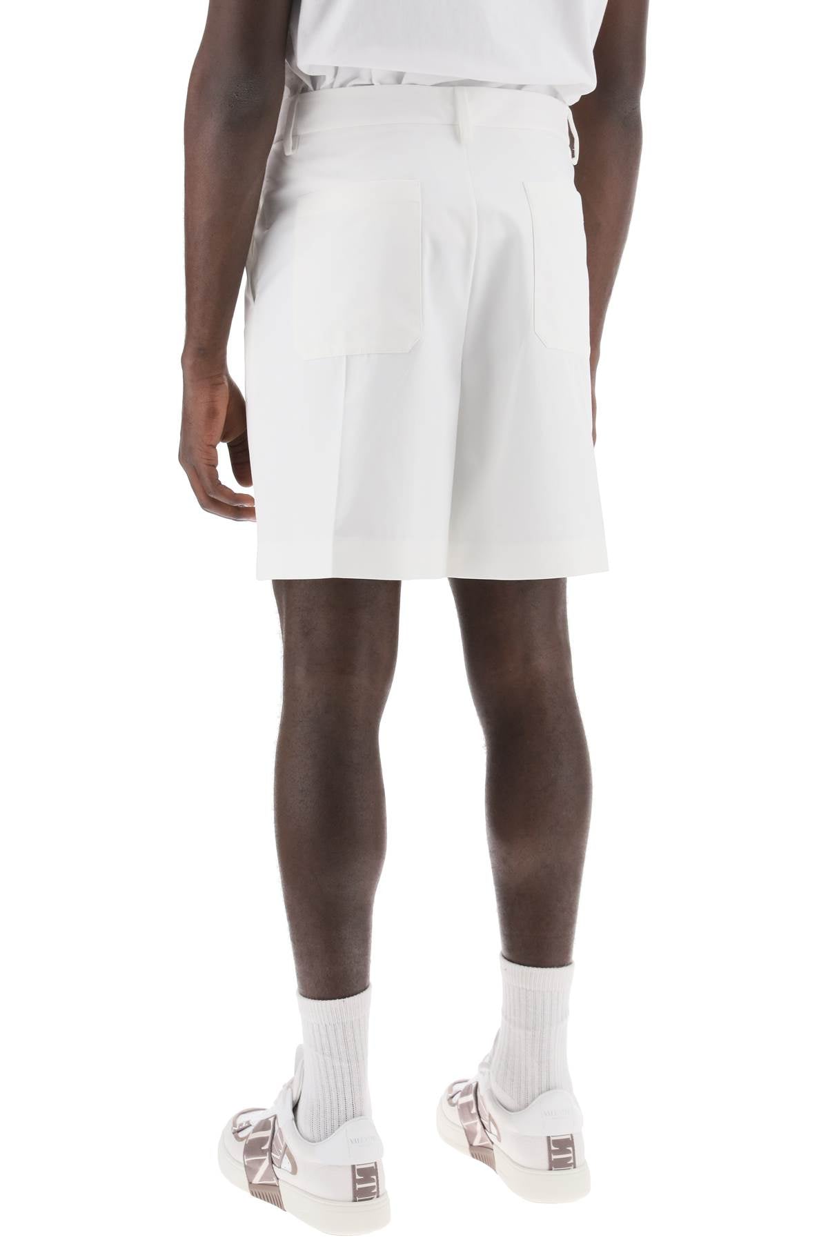 Valentino Garavani cotton poplin bermuda shorts for - VivaceVenus