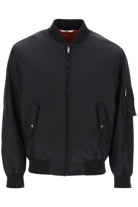 Valentino Garavani toile iconographe light bomber jacket - VivaceVenus