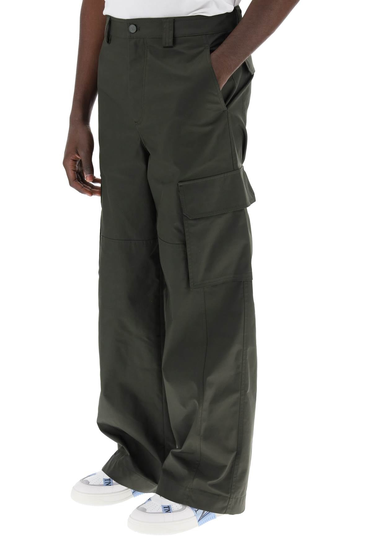 Valentino Garavani cargo pants in stretch nylon - VivaceVenus