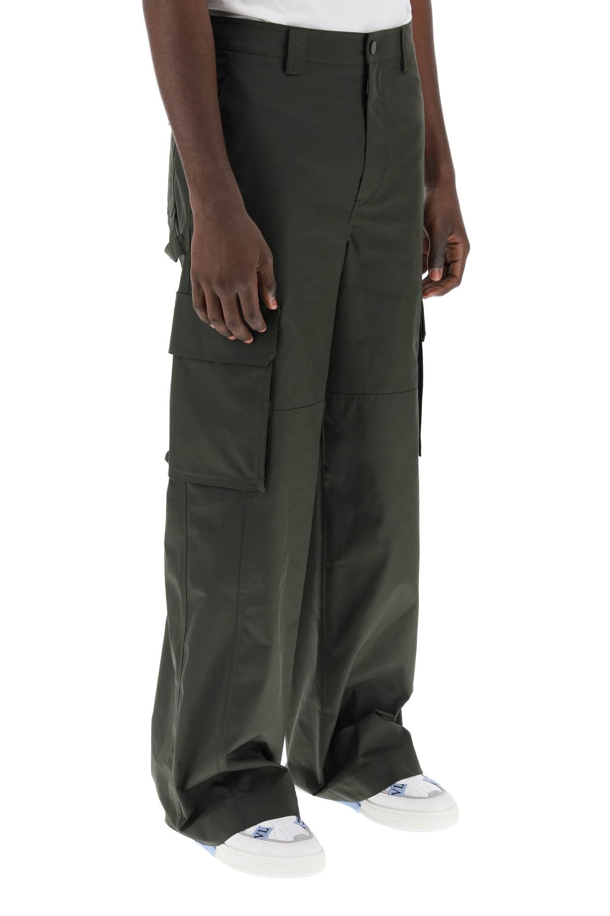 Valentino Garavani cargo pants in stretch nylon - VivaceVenus