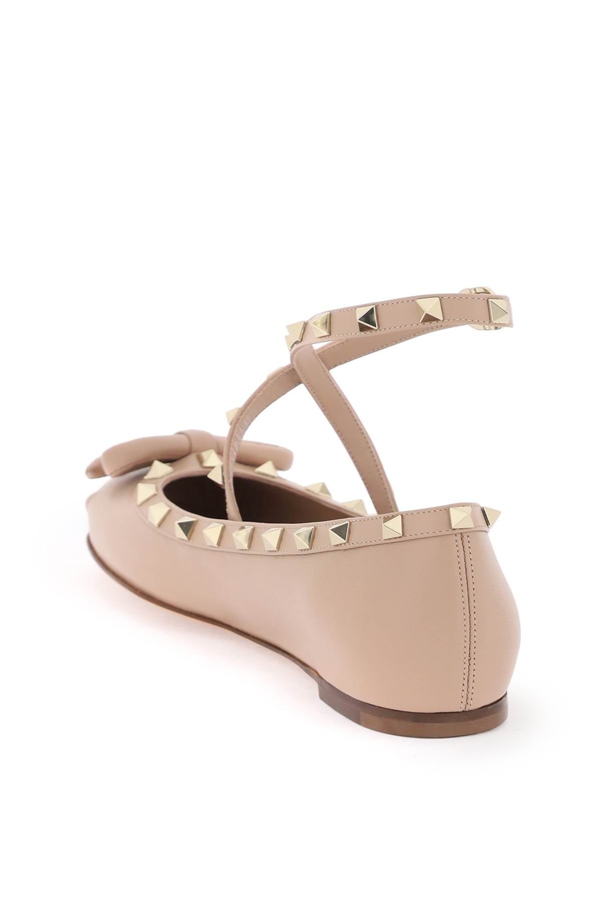 Valentino Garavani silk rockstud ballet flats - VivaceVenus